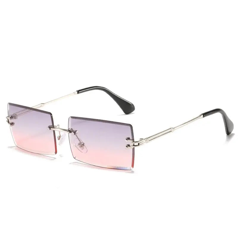 Gafas de sol cuadradas sin montura - image 12