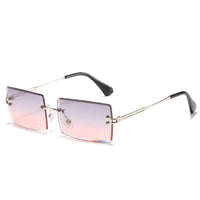 Rimless Square Sunglasses - image 12