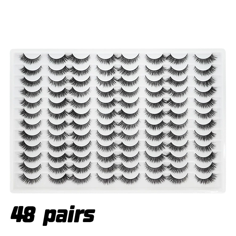 3D Faux Mink False Eyelashes - Style 04