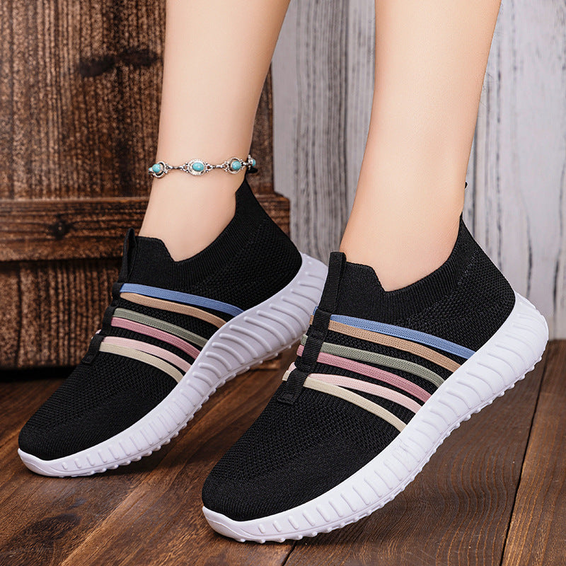 Women's Casual Shoes Breathable Mesh Surface Plus Size Soft Bottom Pumps - image 4