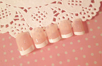 Long French Tip Press-On Nails - image 3