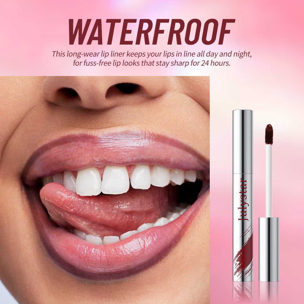 Long Lasting Peel Off Lip Liner, Matte Liquid Lip Stain Pencil, Waterproof And Smudge Proof Lip Plumper - image 2