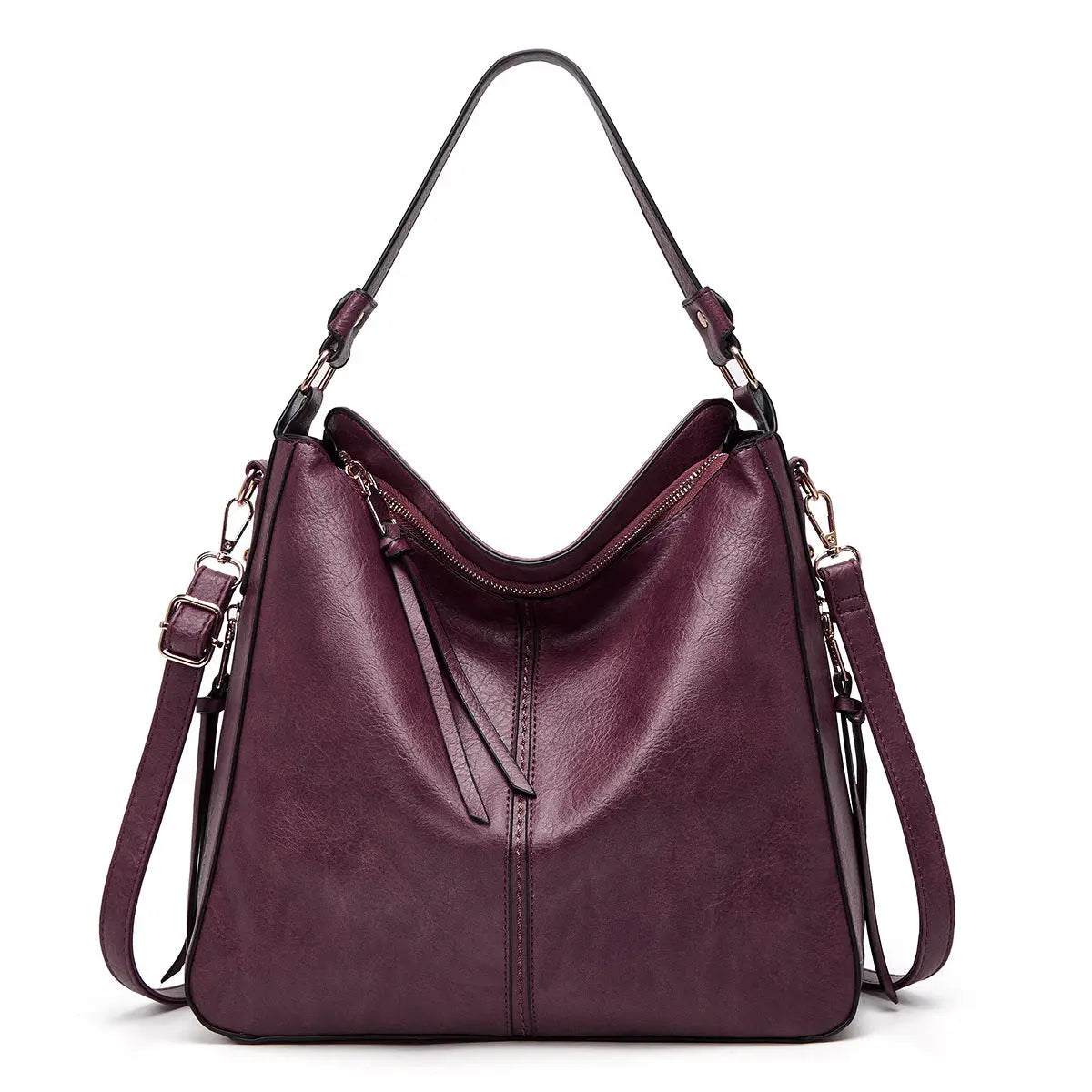 Bolso tipo hobo con cremallera - image 9