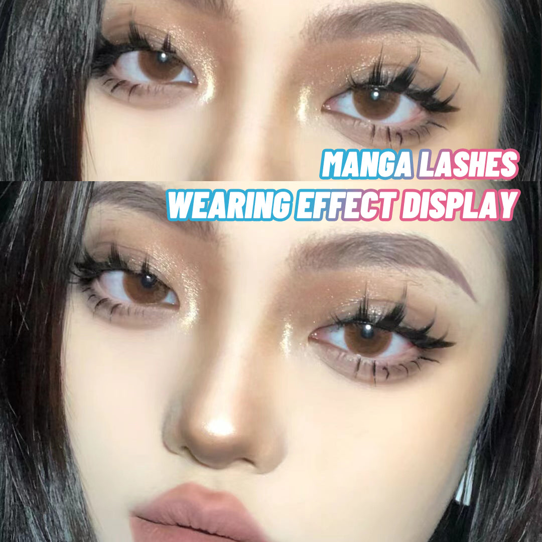 5 Pairs Natural Wispy Manga False Lashes - image 4