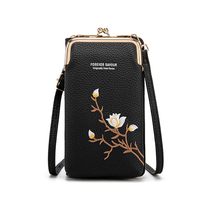 Embroidered Mini Crossbody Phone Purse - image 5
