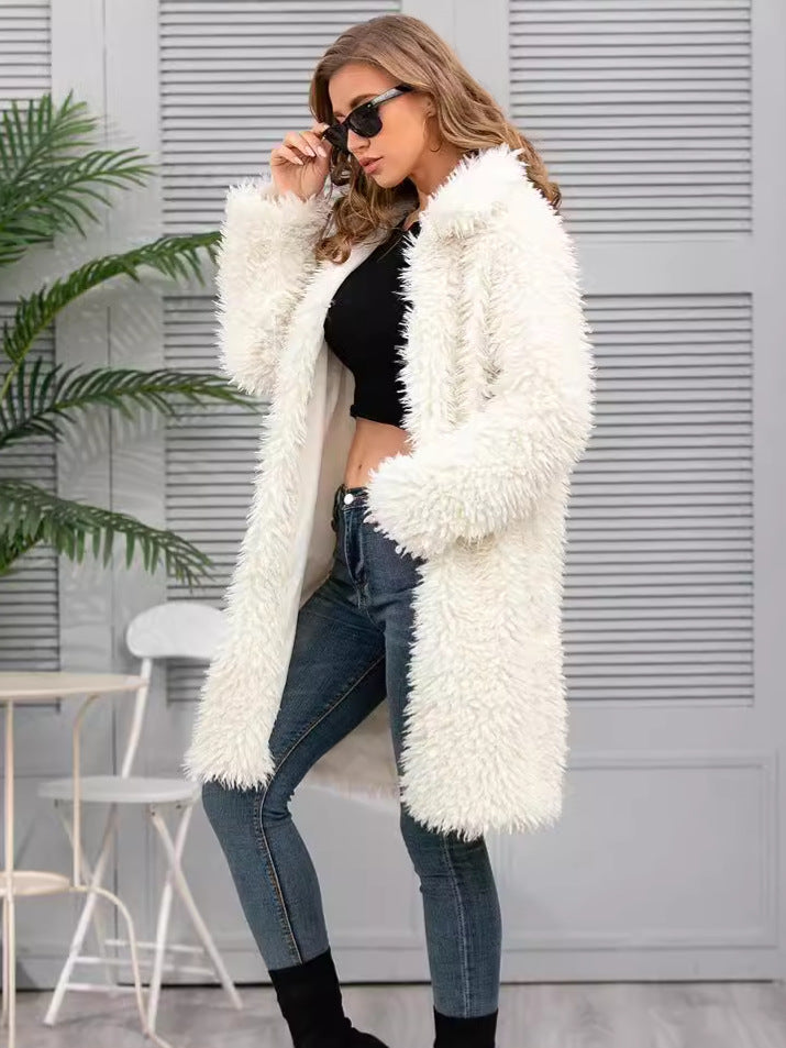 Women's Faux Fur Coat - image 4