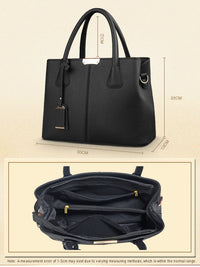 Women's Large Top Handle Tote Bag with Tassel, Shoulder and Crossbody Handbag - image 8