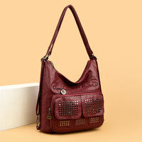 Vintage Large Crossbody Shoulder Bag - image 1