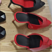 Pointed Toe Platform Stiletto Sandals - image 8