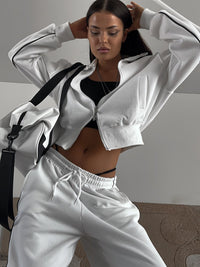 Sports Lace Trousers Two-piece Set - image 7