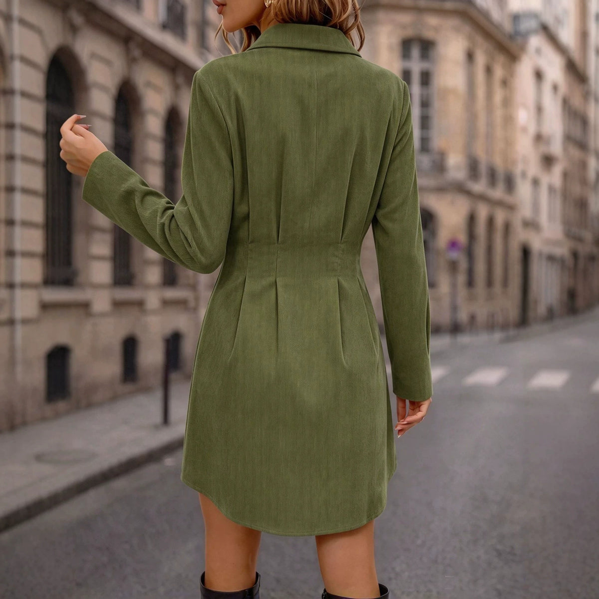 Women's Elegant Long Sleeve Dress - image 4