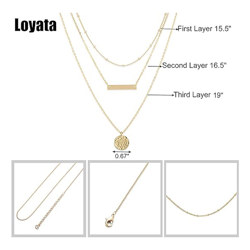 Gold Layered Choker Necklace - image 6