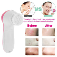 Facial Cleansing Brush with 5 Brush Heads, Waterproof - image 7