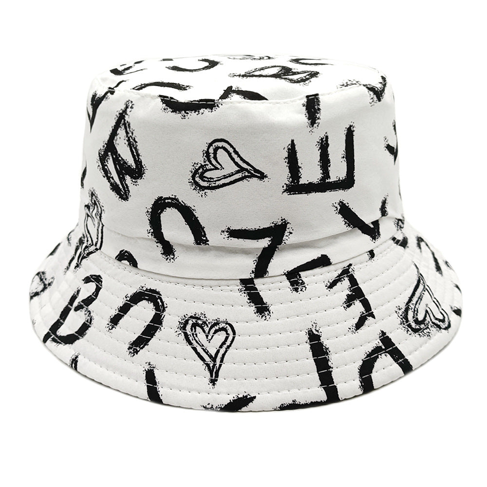 Love Letter Pattern Digital Printing Bucket Hat - image 9