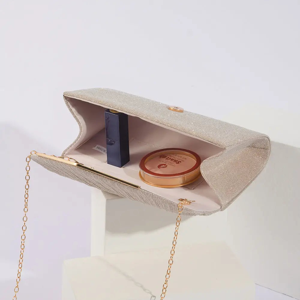 Clutch de noche estilo vintage con solapa - image 2