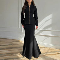 Women's Minimalist Sheath Dress Set - image 3