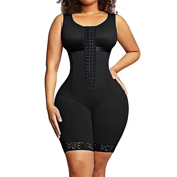 Colombian Full Body Shaper with Zipper Crotch & Butt Lifter - image 3