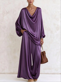 Women's Wide Leg Pants Two-Piece Set - image 7