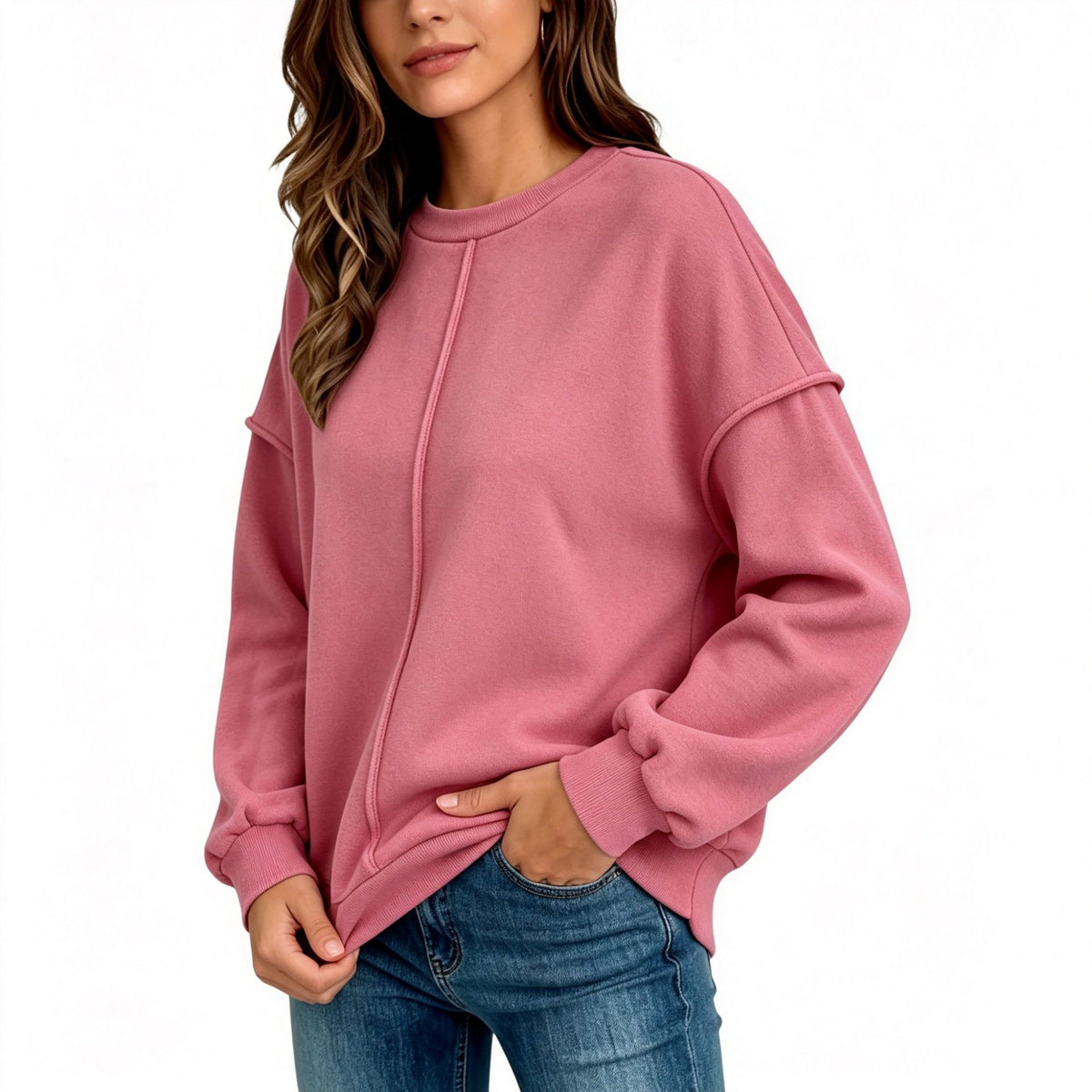 Casual Loose Fit Knit Sweater - image 12
