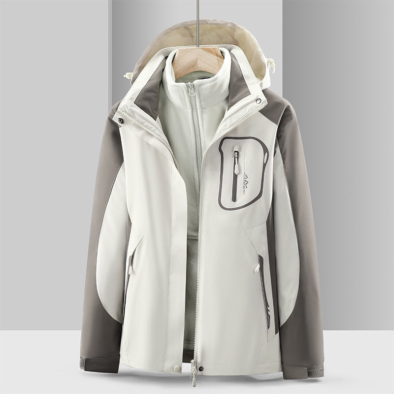 Women's 3-in-1 Waterproof Hooded Hiking Jacket - image 10