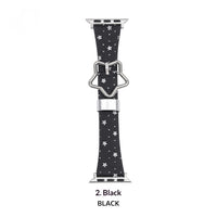 Starry Sky Leather Watch Band - image 4