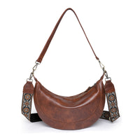 Vintage Crescent Crossbody Bag - image 6