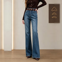 Light Wash High-Waist Wide Leg Jeans - image 5