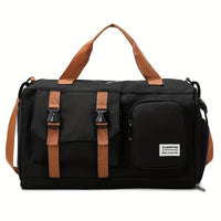 Women's Gym Duffel Bag with Shoe Compartment, Large Travel Weekender Bag with Crossbody Strap - image 10