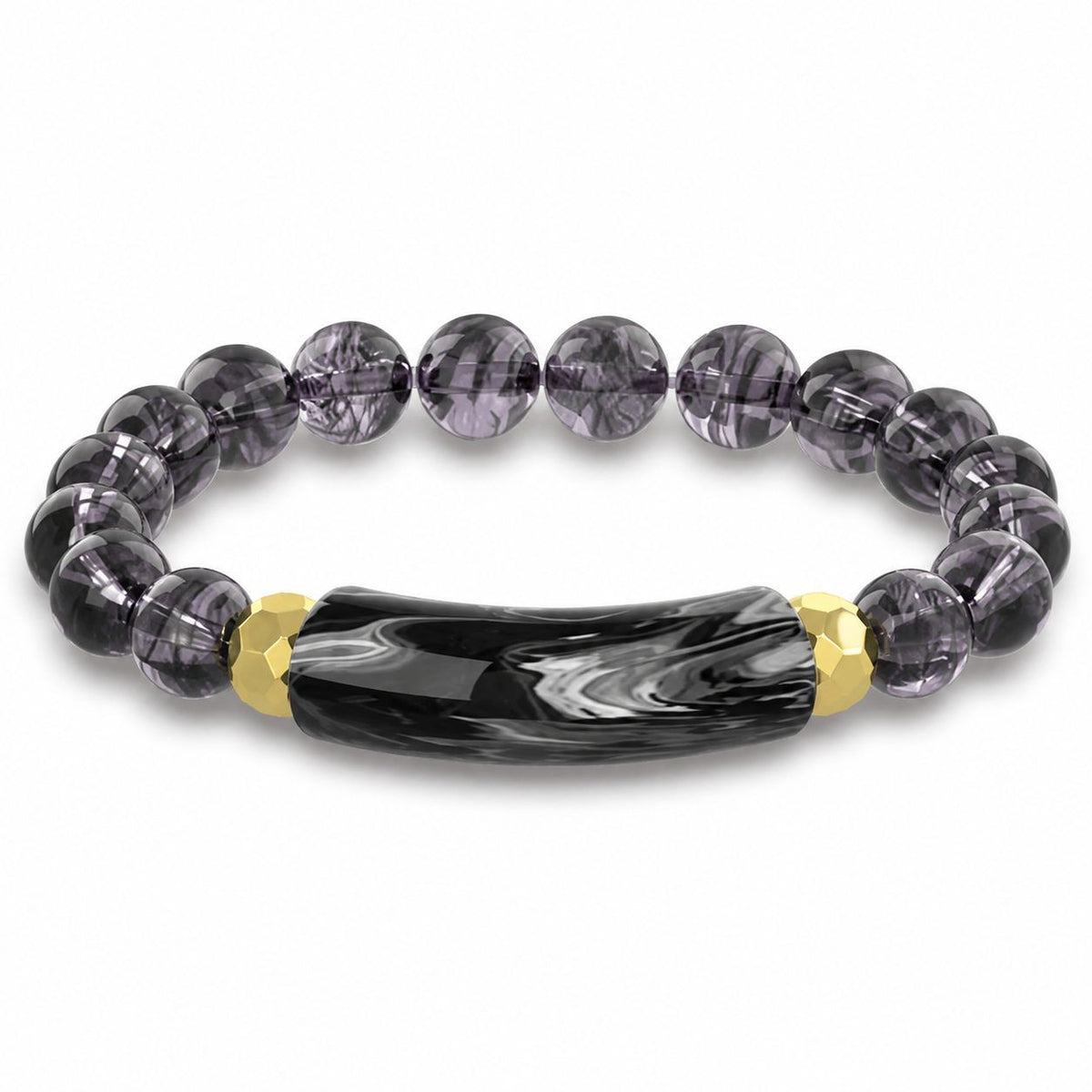 Black Chip Bead Bracelet - image 8