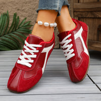 Women's Retro Lace-Up Sneakers - image 8