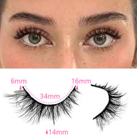 3D Faux Mink False Eyelashes - Style 13 - image 1
