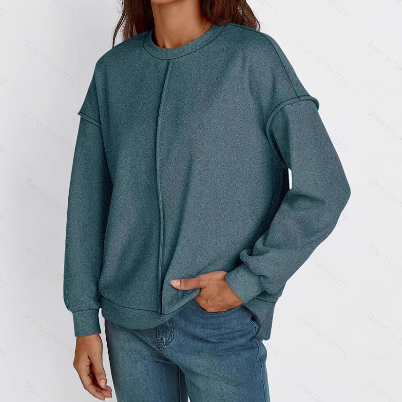 Casual Loose Fit Knit Sweater - image 3
