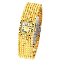 Vintage Petite Gold Quartz Watch - image 5