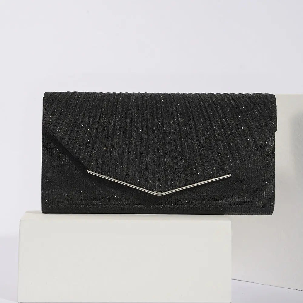 Clutch de noche estilo vintage con solapa - image 7