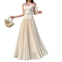 Elegant Chiffon Maxi Skirt - image 5