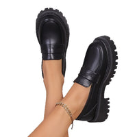 Women's Thick Sole Casual Leather Shoes - image 5