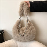 Faux Fur Crossbody Bag - image 4