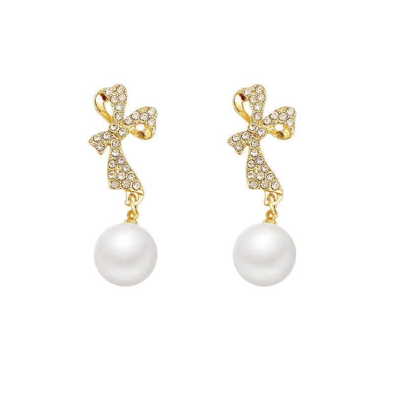 Pendientes de mariposa de cristal