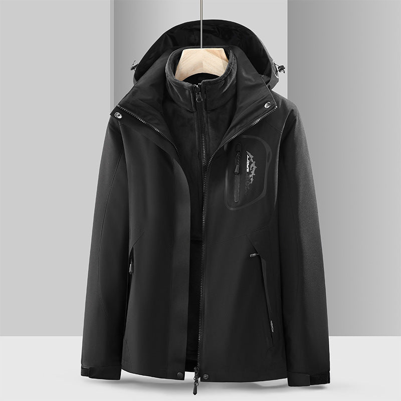 Women's 3-in-1 Waterproof Hooded Hiking Jacket - image 9