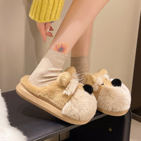 Cartoon Dog Plush House Slippers - image 8