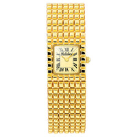 Vintage Petite Gold Quartz Watch - image 6
