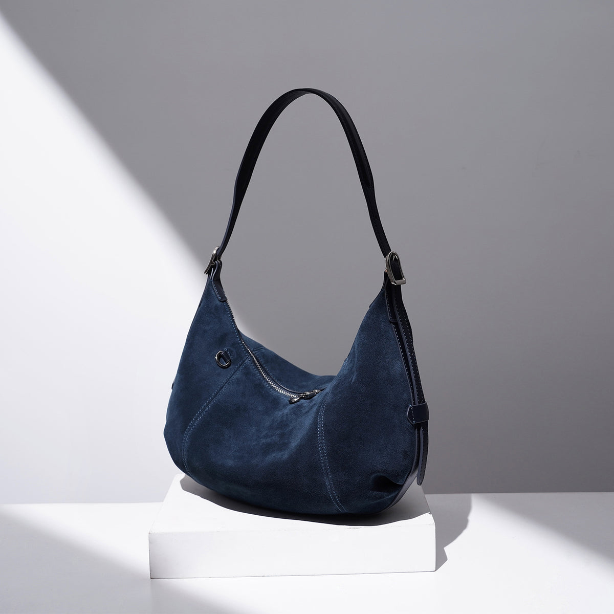 Matte Leather Crossbody Bag - image 2