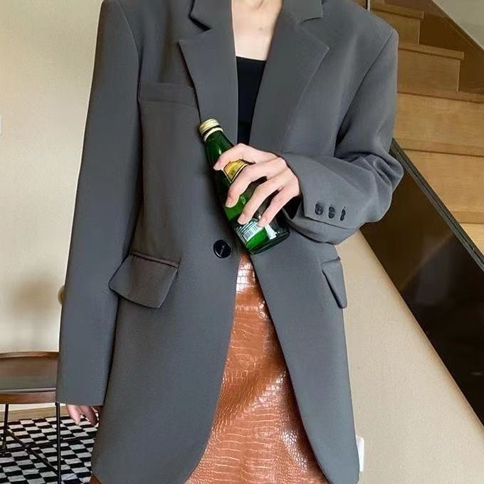 Women's Loose Casual Shirt Jacket - image 7