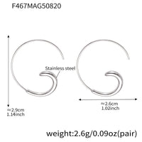 Gold Stainless Steel Earrings - image 5