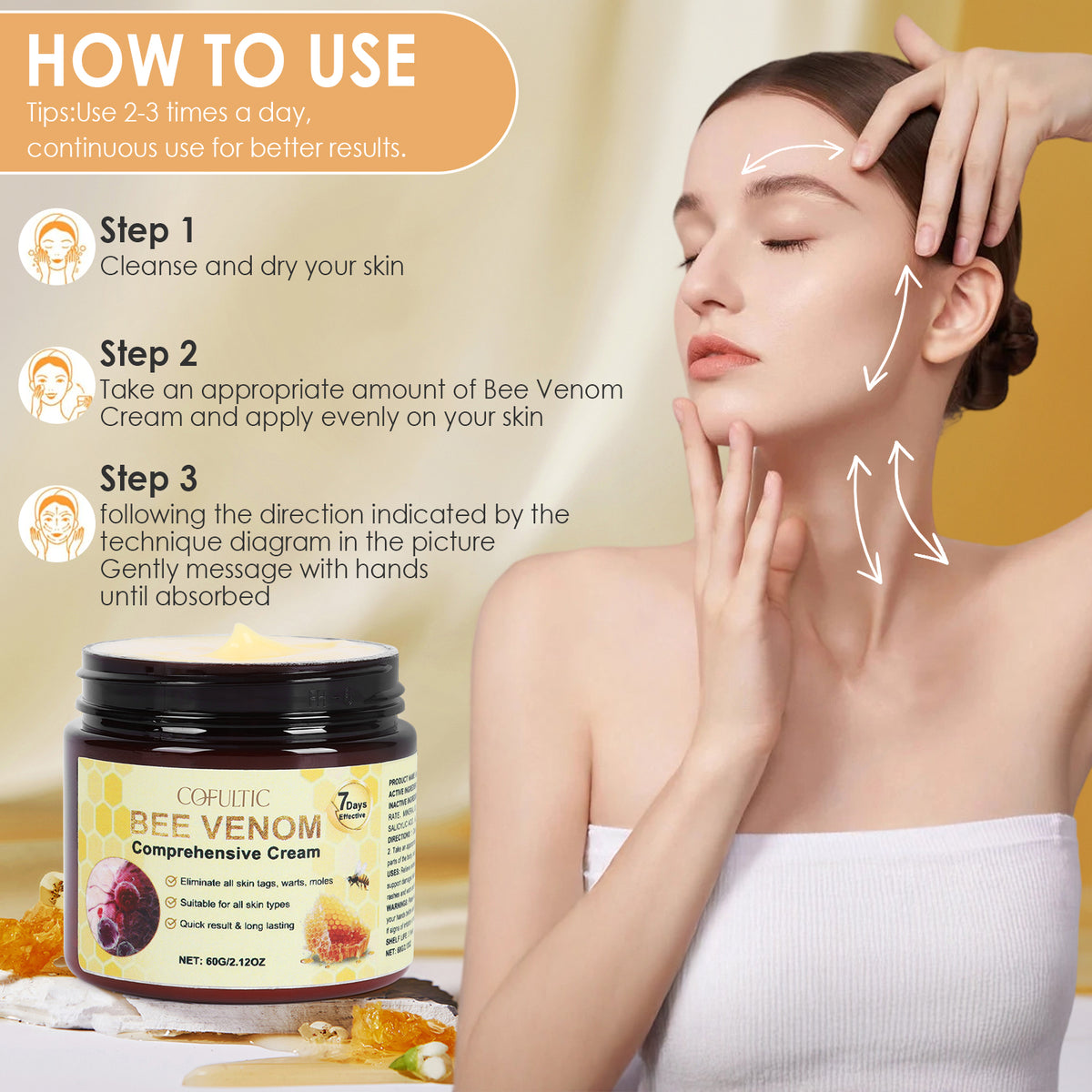 Cofutic Skin Care Cream Gentle Hydrating Smooth Delicate And Moisturizing Skin Daily Nourishing Body Cream - image 7