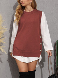Women's Knit Sweater Vest - image 7