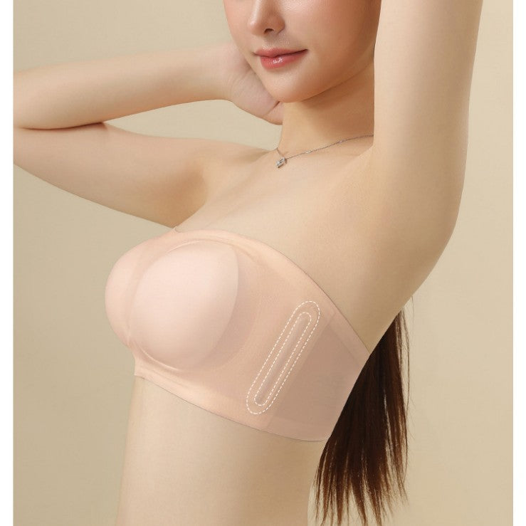 Strapless Non-Slip Push-Up Bra - image 2