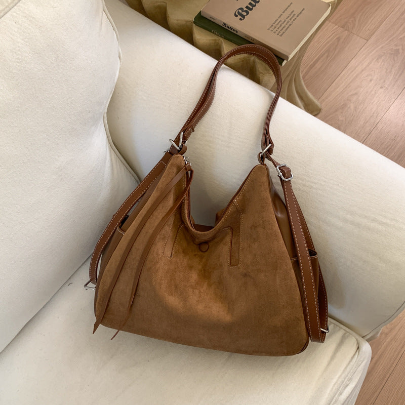 Simple Large Shoulder Bag