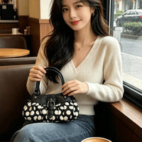 Retro Polka Dot Underarm Bag - image 3