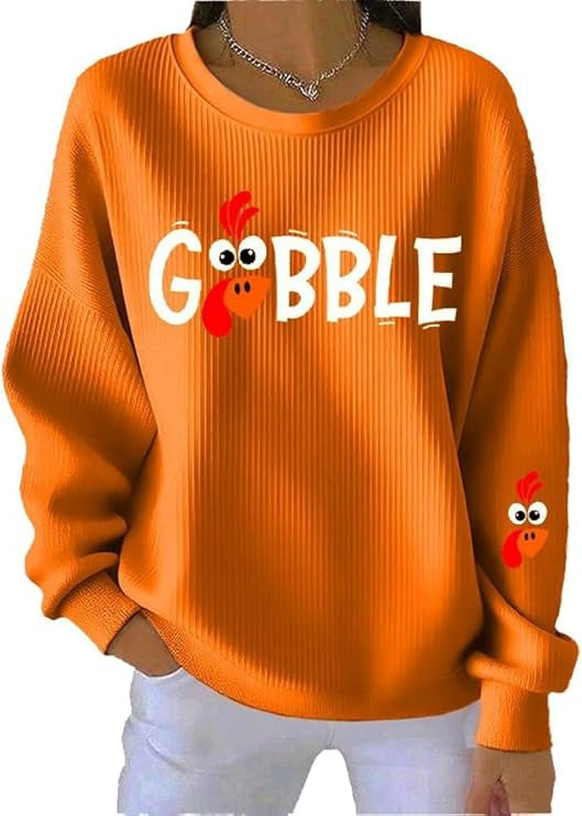 Women's Christmas Print Round Neck Sweater - image 8